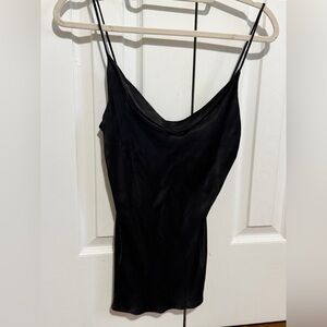 Zara Cowl neck satin top